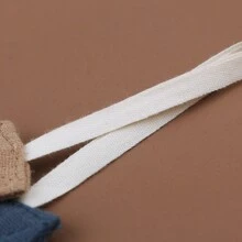 1件卡通娃娃頭奶嘴夾，適用於男孩與女孩，通用奶嘴夾，適合萬聖節、洗禮、感恩節、聖誕節禮物 - 彩色 - 查看 8