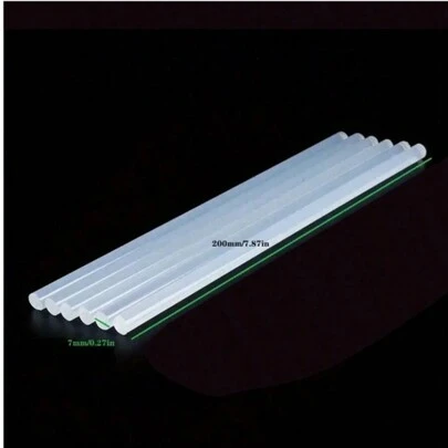 Bộ keo dán nóng 7*200mm*20pcs, Thích hợp cho Nghệ thuật và Thủ công, Sửa chữa Gia đình, Dự án Tự làm Ngày lễ. Keo dán nóng có thể dán Gỗ, Kim loại, Thủy tinh, Hoa, Xốp, Vải, Da, Gốm sứ, Đồ trang trí, Thủ công mỹ nghệ, Sản phẩm Điện tử, Sản phẩm Giấy, Bao bì, Ảnh, Giấy Văn phòng và Hầu hết các Loại Nhựa