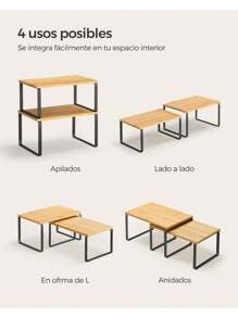 SONGMICS Spice Racks - 블랙 - 보기 6