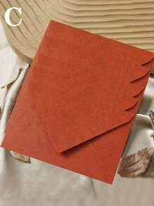 20pcs/10pcs/5pcs Envelope, Office Envelope, Wedding Invitation Card, Western Style Business Invitation, Card Paper Envelope, High-End Linen Envelope, Friend Gift Card, Wood Grain Envelope, Wax Seal, Stationery, VIP Invitation,Christmas - Set - View 6