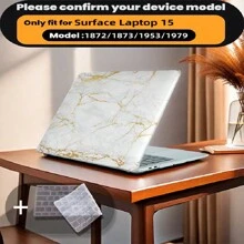 有 4 种大理石图案可供选择，并配有键盘保护膜。它与 MacBook Air Pro 保护套、13/14/15/16 英寸电脑保护套兼容，并配有键盘保护膜，A1370、A1534、A1502、A1707、A2337、A1932、A2179、A2338、A1706、A1708、A2681 塑料硬壳笔记本电脑保护套，黑色、蓝色大理石图案 A2485 A2442、A1466 A1369