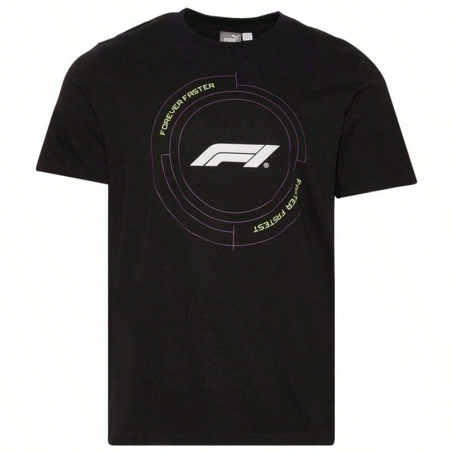 F1 Essential Graphic T-Shirt - Men's - White/Black - View 1