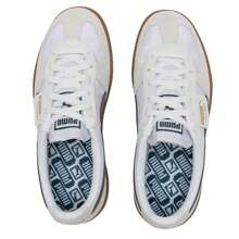 Puma Palermo Summer Nylon 男鞋女鞋 運動鞋休閒鞋低筒時尚德訓鞋潮流情侶板鞋399341-05 - 彪馬白-松木綠-金色 - 查看 4