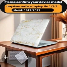 有 4 种大理石图案可供选择，并配有键盘保护膜。它与 MacBook Air Pro 保护套、13/14/15/16 英寸电脑保护套兼容，并配有键盘保护膜，A1370、A1534、A1502、A1707、A2337、A1932、A2179、A2338、A1706、A1708、A2681 塑料硬壳笔记本电脑保护套，黑色、蓝色大理石图案 A2485 A2442、A1466 A1369