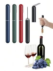 CLITON 超简易二合一气压式开瓶器 - 含锡箔切割器，升级版气泵设计，轻松拔出软木塞，不伤软木塞，可组装手持便携，适合旅行/居家/餐厅/派对等场合，是葡萄酒爱好者和休闲饮酒者的理想之选。