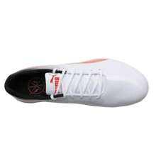 Puma Zapatillas de running EvoSPEED Sprint 14 para hombres y mujeres, zapatillas de entrenamiento para carreras de pista y campo, 377001 - Puma Blanco-Negro-Rojo - Ver 4