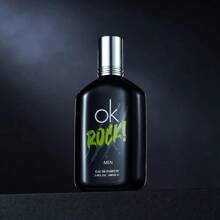 LOVALI Perfume Hombre OK ROCK 100ML FRESCO Perfume de hombre presentado en una caja regalo de alta gama apta para regalar. - Negro - Ver 6