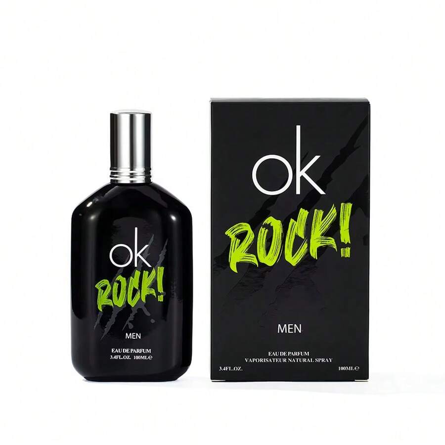 LOVALI Perfume Hombre OK ROCK 100ML FRESCO Perfume de hombre presentado en una caja regalo de alta gama apta para regalar.