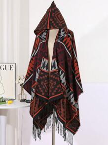 1pc Diamond Grid Geometric Pattern Plaid Casual Street-Style Retro Design - Multicolor - View 3