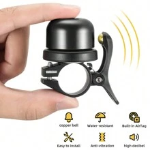 1pc Bicycle Bell AirTag Hidden Anti-Loss Tracker Anti-Theft Holder Locator Bike Bell - Multicolor - View 5