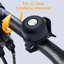 1pc Bicycle Bell AirTag Hidden Anti-Loss Tracker Anti-Theft Holder Locator Bike Bell - Multicolor - View 3