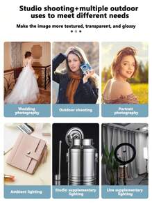 双面摄影背景小反光板便携摄影折叠摄影器材照明板-30cm金银双面