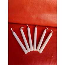 Kit 100, 50, 20 And 10 White Candles Stick (12 Cm X 1.1 Cm) Long Burning 100% Paraffin - 50 - 查看 9