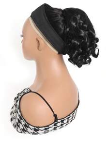 Women's Elegant Curly Wave Ponytail Clip-In Hair Extensions, Synthetic Material, Versatile Style, Suitable For Everyone - Daily Use Hair Accessories Christmas Gift - Multicolor - View 5