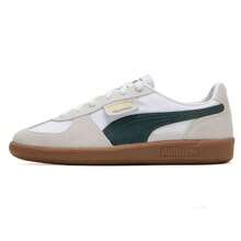 Puma Palermo Summer Nylon 男鞋女鞋 運動鞋休閒鞋低筒時尚德訓鞋潮流情侶板鞋399341-05 - 彪馬白-松木綠-金色 - 查看 1