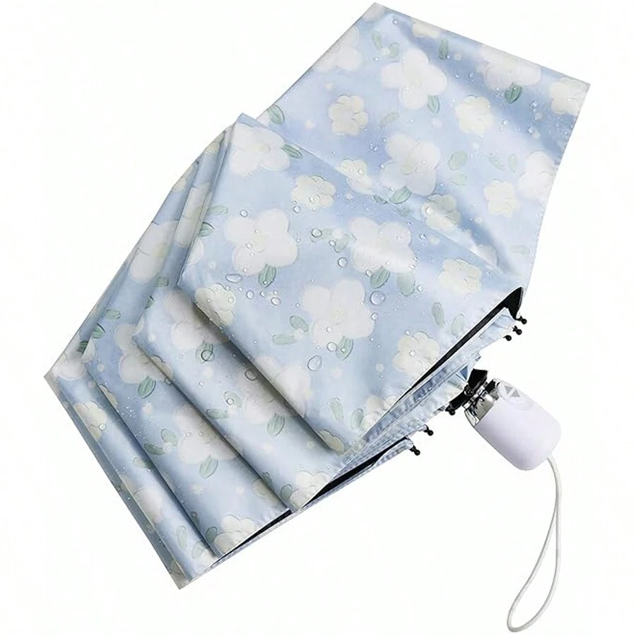 CUBY Cuby Sun Umbrella UV Protection Umbrella Parasol Compact Umbrella Sun And Resistant Sun Blocking Umbrella Auto Open Close