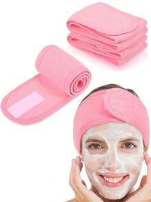 1/3 件女士可调节 Spa 面部头带沐浴化妆发带，适用于洗脸、柔软毛巾、护发配件、护肤头带、美容、护肤产品、水疗、自我护理、护肤工具、面部护理、美容师用品、皮肤、洗面奶、面部 - 彩色 - 查看 9