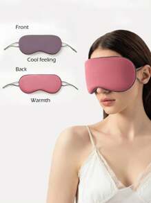 1 pieza Antifaz para dormir para personas que duermen de lado, hombres y mujeres, máscara para dormir que bloquea la luz, máscara de dormir 3D con forma contorneada, máscara de sueño suave y transpirable con correa elástica ajustable para vuelos, siesta, escuela, viajes, artículos esenciales para el hogar, antifaz, máscara para dormir - Multicolor - Ver 10