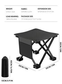 Camping Stool Camping Foot Stool Folding Stools, Portable Mini Chair Outdoor Portable Seat With Carry Bag For Hunting Fishing Hiking - Multicolor - View 10