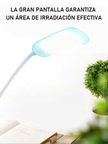 1 Pieza Lámpara Led De Escritorio Ajustable Recargable Por Usb , Para Lectura - Azul - Ver 6