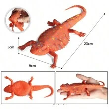 1 pieza Juguete de apretar antiestrés compacto y de moda, juguete de gel suave de TPR creativo, modelos realistas de animales como pez globo, calamar, rana, ratón, oruga, serpiente, adecuado para cumpleaños, Halloween, fiesta de bromas divertidas