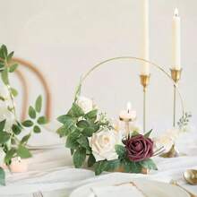 1PC,Ferrous Metal Garland, DIY Metal Garland, Suitable For DIY Flower Garland Decoration, Wedding Table Decoration, Dreamcatcher/Wall Decoration