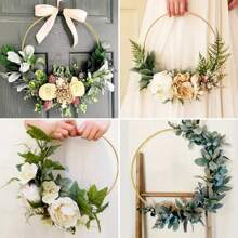 1PC,Ferrous Metal Garland, DIY Metal Garland, Suitable For DIY Flower Garland Decoration, Wedding Table Decoration, Dreamcatcher/Wall Decoration