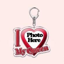 Customized Text Key Chain - "I Love My Boyfriend/Girlfriend", Wife, Hot Mom, Dad, King, Queen, Idol, Baby, Family, Gift,Customized Keychains & Accessories,Street Casual Chic - Multicolor - View 11