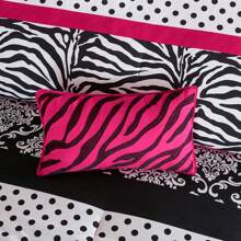 Bộ chăn ga gối đệm, Bộ chăn ga gối đệm êm ái hiện đại nhẹ cho mọi mùa, In họa tiết chấm bi, Chăn bông ấm cúng màu sắc rực rỡ với những chiếc chăn phù hợp, Gối trang trí, Màu hồng ngựa vằn/Da báo, Trang trí phòng ngủ vui nhộn cho người lớn, Bé trai/gái trẻ, Trẻ em, Trẻ em - Hồng - Xem 10