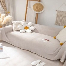 1-Pack Sofa Cover/Wrapper, Solid Color Non-Slip Sofa Cover, Living Room Furniture Decorative Tapestry, Knitted Universal Home Furnishings, Sofa Cover, Full Coverage Fabric, Yarn, Camping Blanket, Sofa Cushion Cover, All-Season Sofa Cover, Nordic Style Sofa Cover, Full Coverage Sofa Cushion Cover, - Multicolor - View 12