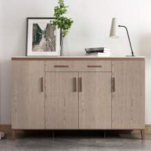 1 Roll Modern Imitation Wood Grain Self-Adhesive Wallpaper, Removable And Reusable, Easy Installation, Heat Resistant, Waterproof And Moisture-Proof PET Material Wallpaper For Home Decor, Sizes 40/60/80*300/500/1000cm, Suitable For Living Room, Dining Room, Bedroom, Kitchen, Office Walls, As Well As Desks, Cabinets, Wardrobe, Countertop Furniture Renewal - Multicolor - View 5