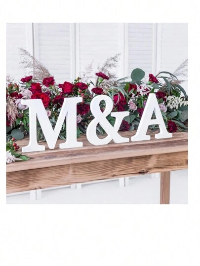 1pc 11cm Wooden Alphabet Letter, For Decor, Home Decoration, Special Decoration Best Gifts