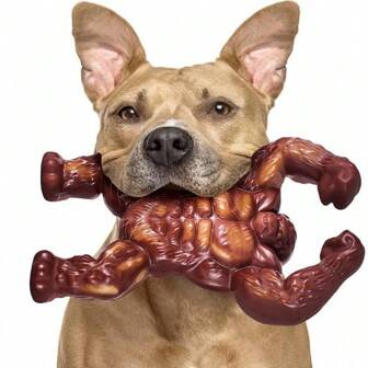 1pc Durable Gorilla Chewing Toy For Medium & Large Dog, 100% Nylon, Long-Lasting Tough Chew Toy For Aggressive Chewers