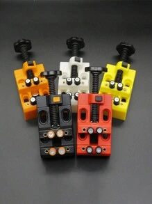 1pc Mini Fast Return Eight-Hole Table Clamp Walnut Clip Small Table Tiger Pliers Flat Pinch Bed Pliers Olive Bodhi Buddha Bead Clamp Cliper Useful Carving Jewelry Making Accessories