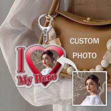 Customized Text Key Chain - "I Love My Boyfriend/Girlfriend", Wife, Hot Mom, Dad, King, Queen, Idol, Baby, Family, Gift,Customized Keychains & Accessories,Street Casual Chic - Multicolor - View 6