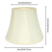1pcs 33cm/13inch Fabric Lampshade Warm White Lampshade For Desk Lamps, Pendant Lamps, Floor Lamps, Lampshade Replacement - 白色 - 查看 2