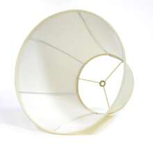 1pcs 33cm/13inch Fabric Lampshade Warm White Lampshade For Desk Lamps, Pendant Lamps, Floor Lamps, Lampshade Replacement - 白色 - 查看 6