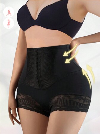 Nuevas bragas de control de vientre con encaje de seda de hielo y ajuste sin costuras, ideales para uso diario, correr, yoga y entrenamiento, con efecto de compresión que moldea el Body, levanta el trasero y estrecha la cintura, para mujeres con moldeo de vientre pequeño, levantamiento de cintura y cadera, compresión del abdomen, accesorios del gimnasio, faja reductora del abdomen, fajas lumbares, corsé reductor del abdomen