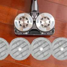 6Pcs Replacement Mop Pads Rags For A9 Steam Cloth Vacuum Cleaner Robot Mopping Machine Cleaning Spare Parts - Grey - View 7