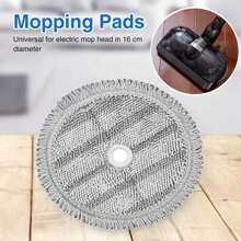 6Pcs Replacement Mop Pads Rags For A9 Steam Cloth Vacuum Cleaner Robot Mopping Machine Cleaning Spare Parts - Grey - View 2