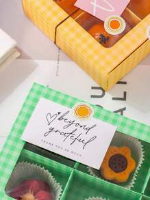 50 张感谢支持我的名片、蛋糕装饰、礼品包装和贺卡、生日和婚礼派对用品、客户答谢卡，适用于商店、在线零售商、商务用品和本地商店返校情人节 - 彩色 - 查看 5
