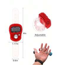 Ring Point Rhinestone Counter, Finger Mini Electronic Counter, Rhinestone Decoration Electronic Counter, Fashion Matching Items