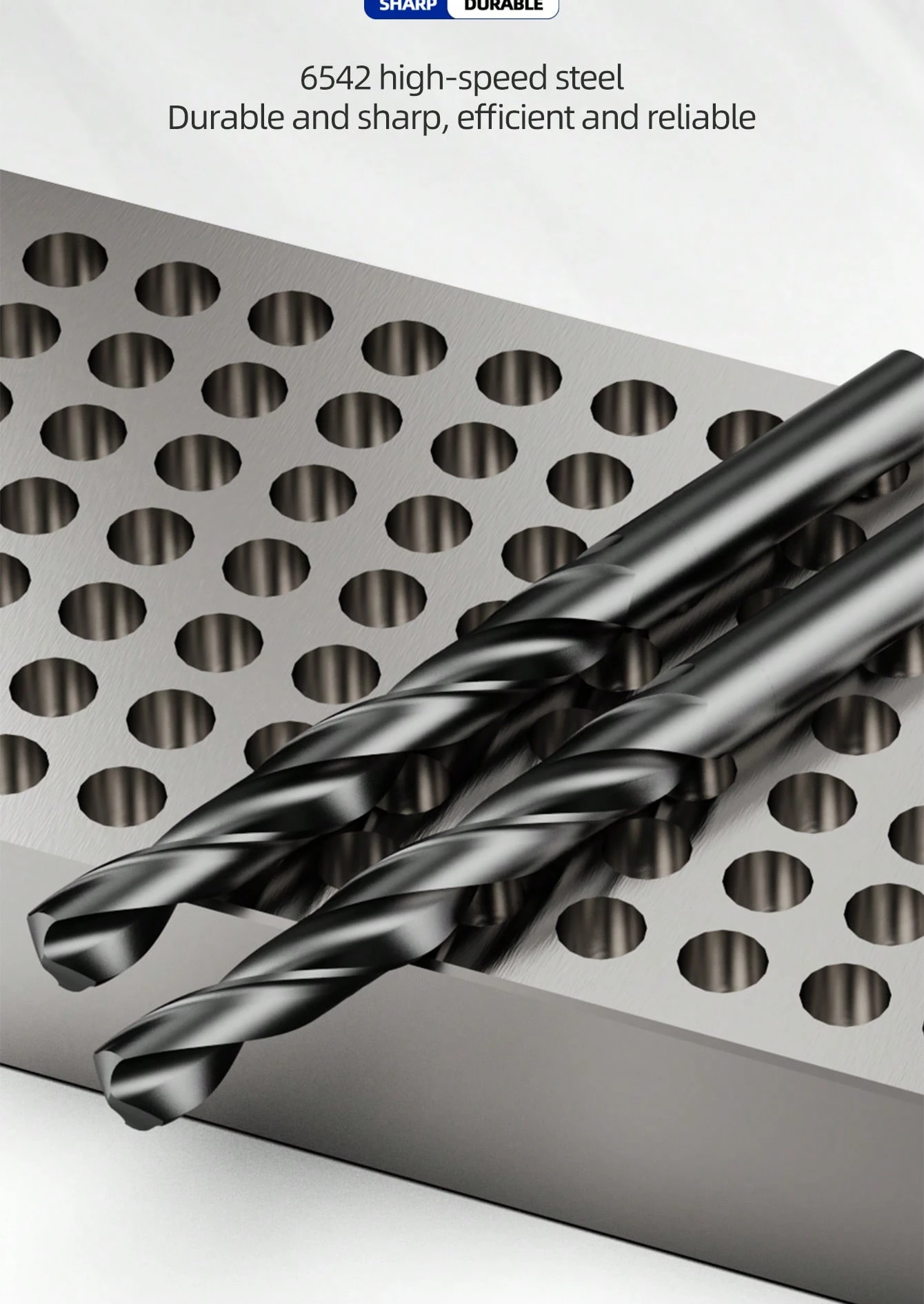 Set Di 13 Punte Da Trapano In HSS Con Titanio - Per Legno, Metallo E Plastica - Foto 2