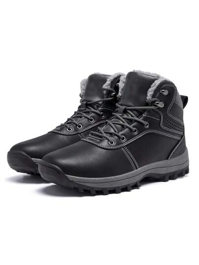 Inverno Novos Sapatos Masculinos Estilo Casal Casa Sapatos de Inverno Sapatos Funcionais Masculinos Estilo Vintage de Rua Interior Plus Size Quente Lã Sapatos de Inverno Antiderrapantes Confortáveis Cano Alto Sapatos de Inverno Usáveis Sapatos de Caminhada Masculinos. Adequado para Adolescentes Verão Casual Ou Ao Ar Livre Atlético Ou Férias Viagem Ou Presentes de Formatura Ou Vestido de Aniversário Acessórios