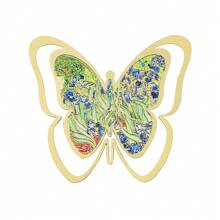A Vivid And Beautiful Oil Painting Butterfly Metal Book Clip Bookmark, The Warmest Reading Gift For Loved Ones, Suitable For Marking On Study And Office Pages.
