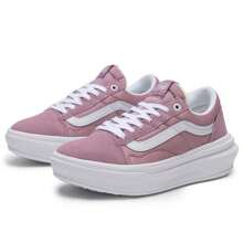 Vans Damskie trampki casualowe, lekkie, niskie buty z grubą podeszwą, modne, unisexowe buty rekreacyjne - Różowy - Zobacz 1