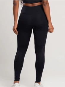 Women Sports Leggings - 黑色 - 查看 2