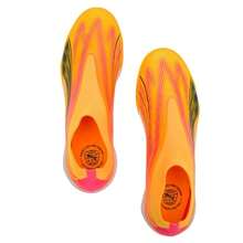 Puma ULTRA MATCH+ LL TT 男式足球鞋，轻便休闲比赛训练钉鞋，适合草坪，型号：107761-03 - 日光黃-黑色-日落紅 - 查看 4