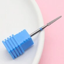 新款热销美甲钻头，硬化合金美甲锉头，适用于美甲抛光工具，2.35mm 适用于大多数钻头，钨钢材质（C、M、F、XF） - 彩色 - 查看 10