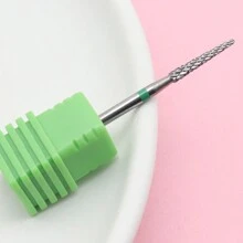 新款热销美甲钻头，硬化合金美甲锉头，适用于美甲抛光工具，2.35mm 适用于大多数钻头，钨钢材质（C、M、F、XF） - 彩色 - 查看 9